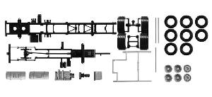 330-084451 - 2 Fahrgestelle Volvo FH 3a