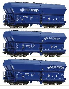 711-76046 - Set 4-achsige Selbstentladewagen PKP (Epoche VI)